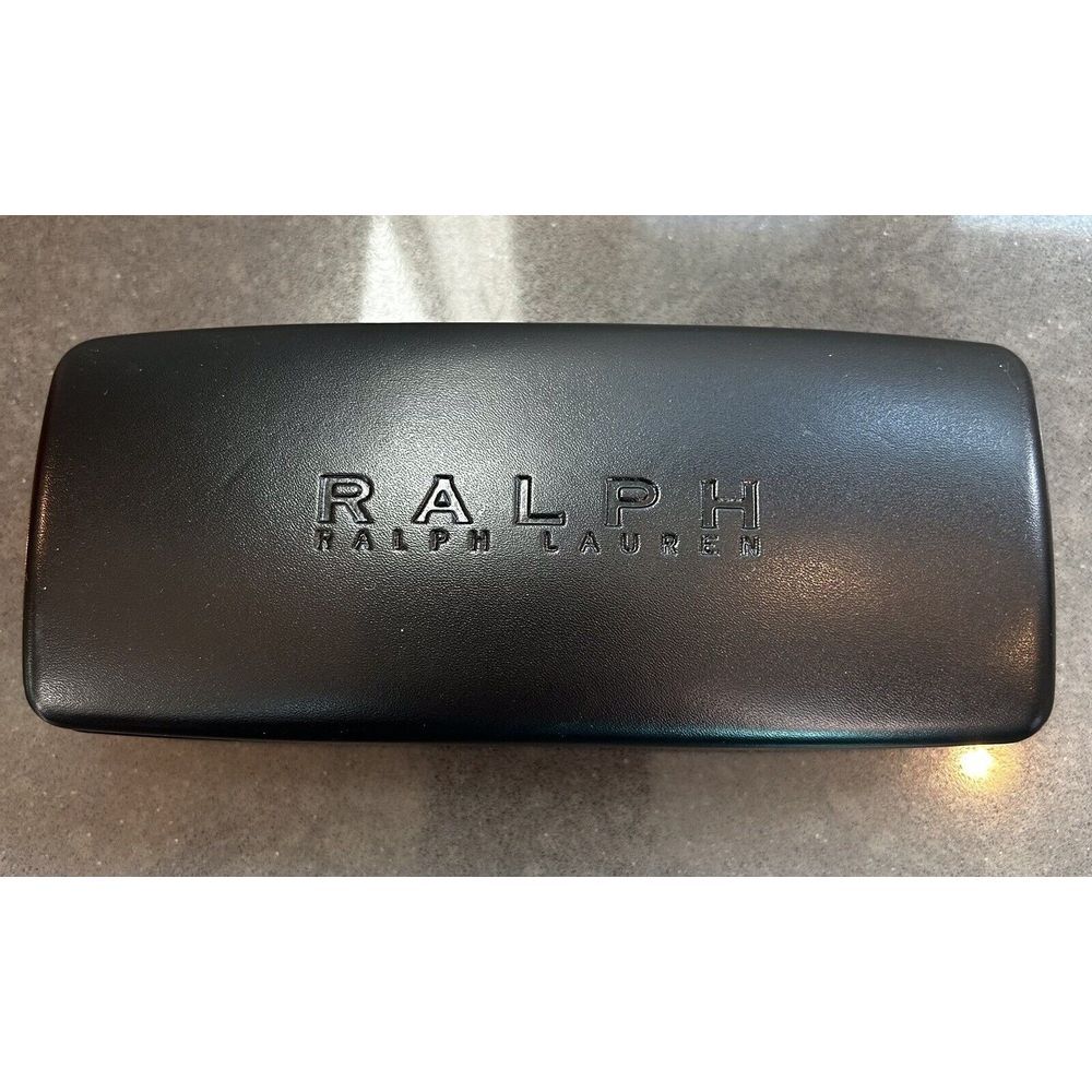 RALPH LAUREN Large‎ Hard Shell Eyeglasses Sunglasses Case Black